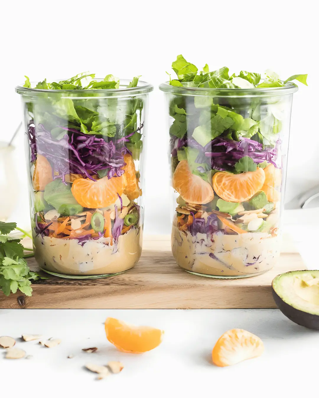 Salada refrescante com molho cítrico