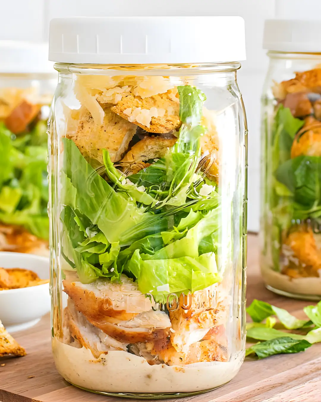 Salada Caesar com molho original